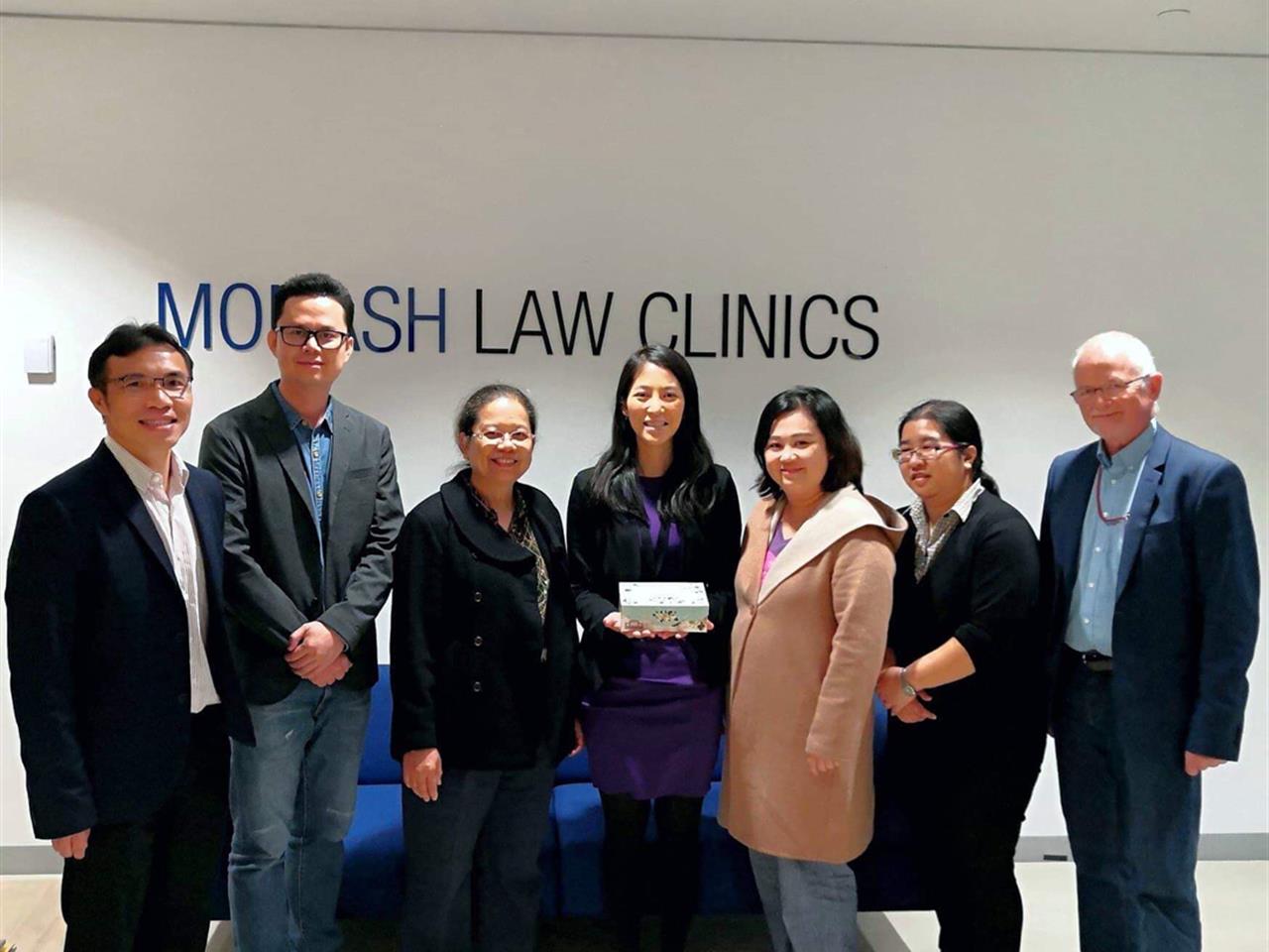 คณะนิติศาสตร์ เข้าศึกษาดูงาน Monash Law Clinics ที่ Monash University ประเทศออสเตรเลีย